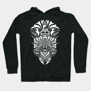 Aztec Warrior Kukulkan Mask Hoodie